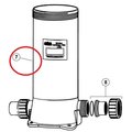 Waterco C25 Filter Housing with Lid O-Ring & Unions 2150252